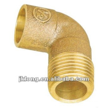 T1110 Brass water elbow male compression fitting